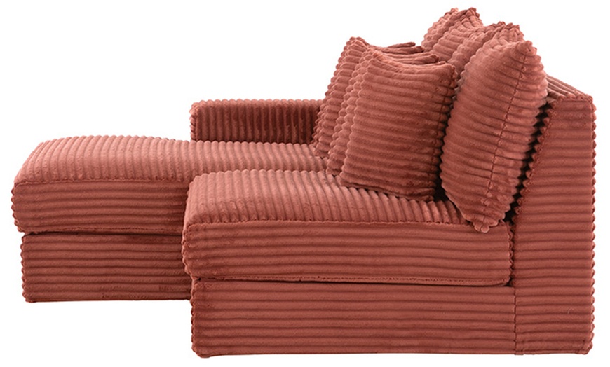 Image 20: Canapé d'angle "Kendari" de Kocoon en velours côtelé