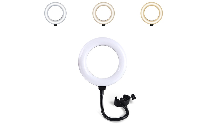 Image 2: Supporto per telefono sopraelevato con luce ad anello