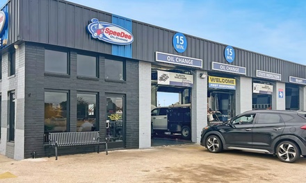 Full Synthetic Oil Change with Standard Filter - Up to 5 Quarts - SpeeDee Oil Change - Edgecliff Village