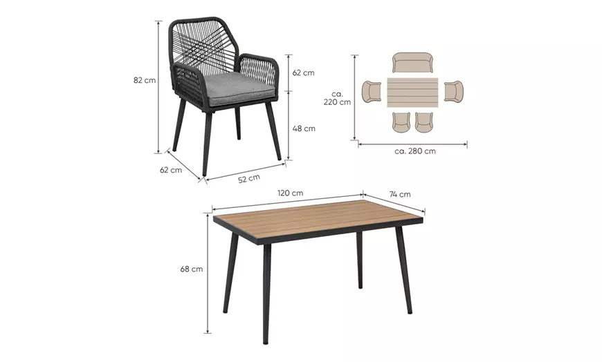 Image 23: Salon de jardin "Sienna" de Swing & Harmonie