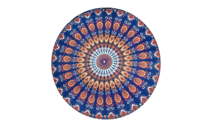 Image 4: Round Mandala Design Table Cover