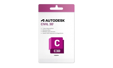 Autodesk Civil 3D 2026 1-Year Subscription -  Autodesk Civil 3D 2026