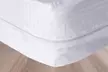 Baumwoll-Matratzenbezug mit Reißverschluss in Weiß in der Größe nach Wahl - Second Medium