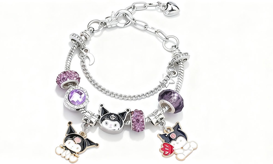 Image 2: Beaded Adjustable Anime-Inspired Bracelet