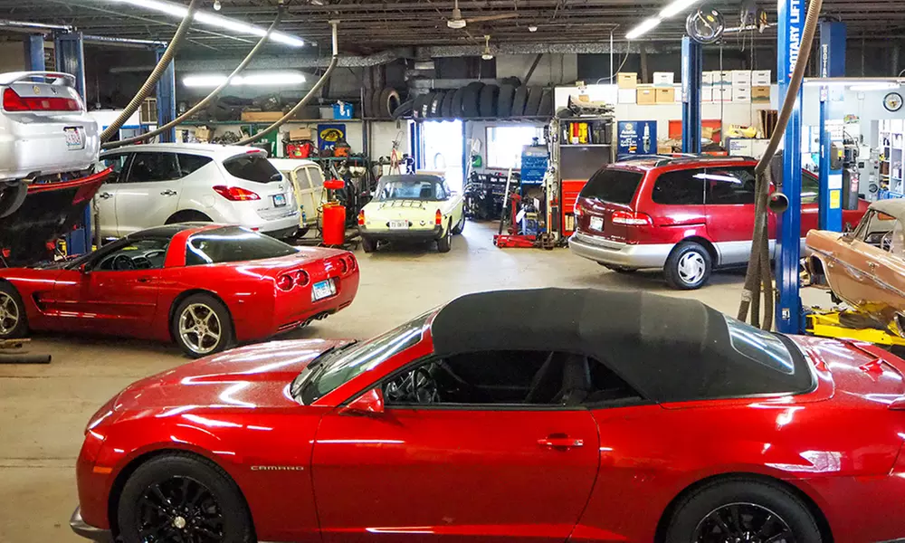 High-End Euro Import Synthetic or Conventional Oil Change 5 Quarts at Beard Auto Repair (Up to 29% Off) - Primary Image
