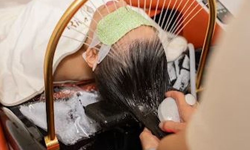 Image 4: Unwind with Head Spa Therapy and Relaxing Full-Body Chair Massage