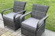 Outdoor Rattan Garden Furniture Dining Set Table And Chair - Image 2