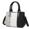Image 19: Women's Color-block Fashion Tote and Top Handle Handbags