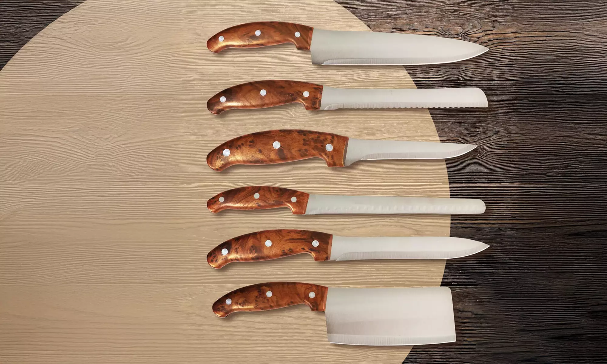 Ensemble de couteaux 9 ou 25 pièces Royalty Line