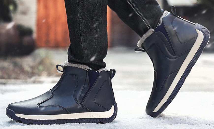 Image 5: Men's Thermal Snow Boots