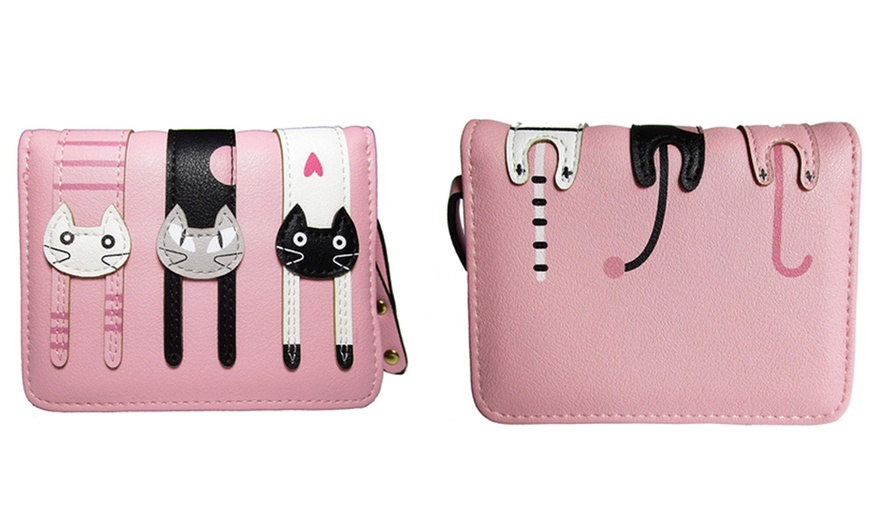 Image 4: Women's Cat Wallet