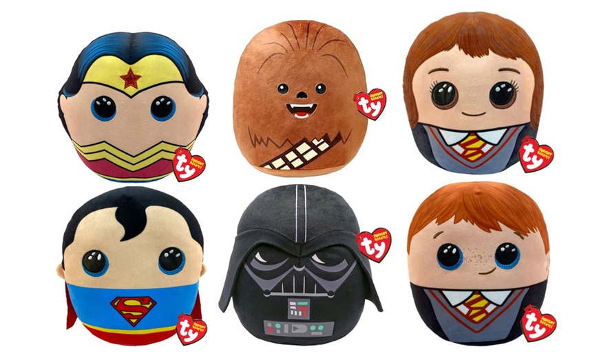 Image 1: TY Squish-a-Boos 14 Inches