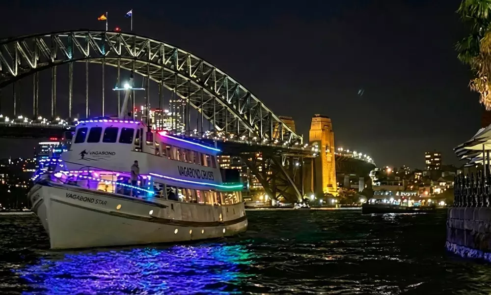 Vivid Harbour Nights: 90-Min Cruise w/Hot Finger Food for Adult Or Kid