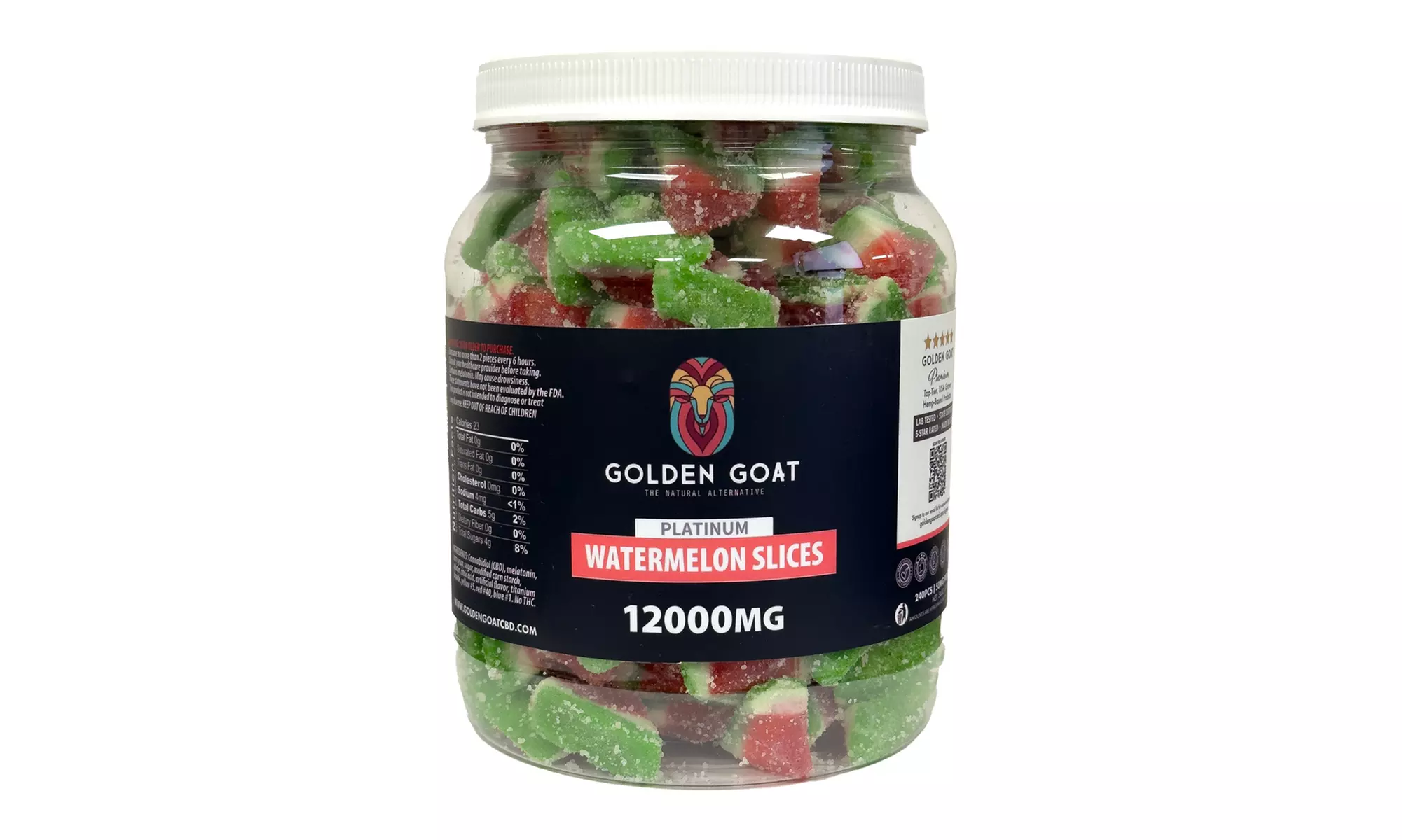 3000MG - 12,000MG Premium Grade CBD Infused Gummies by Golden Goat