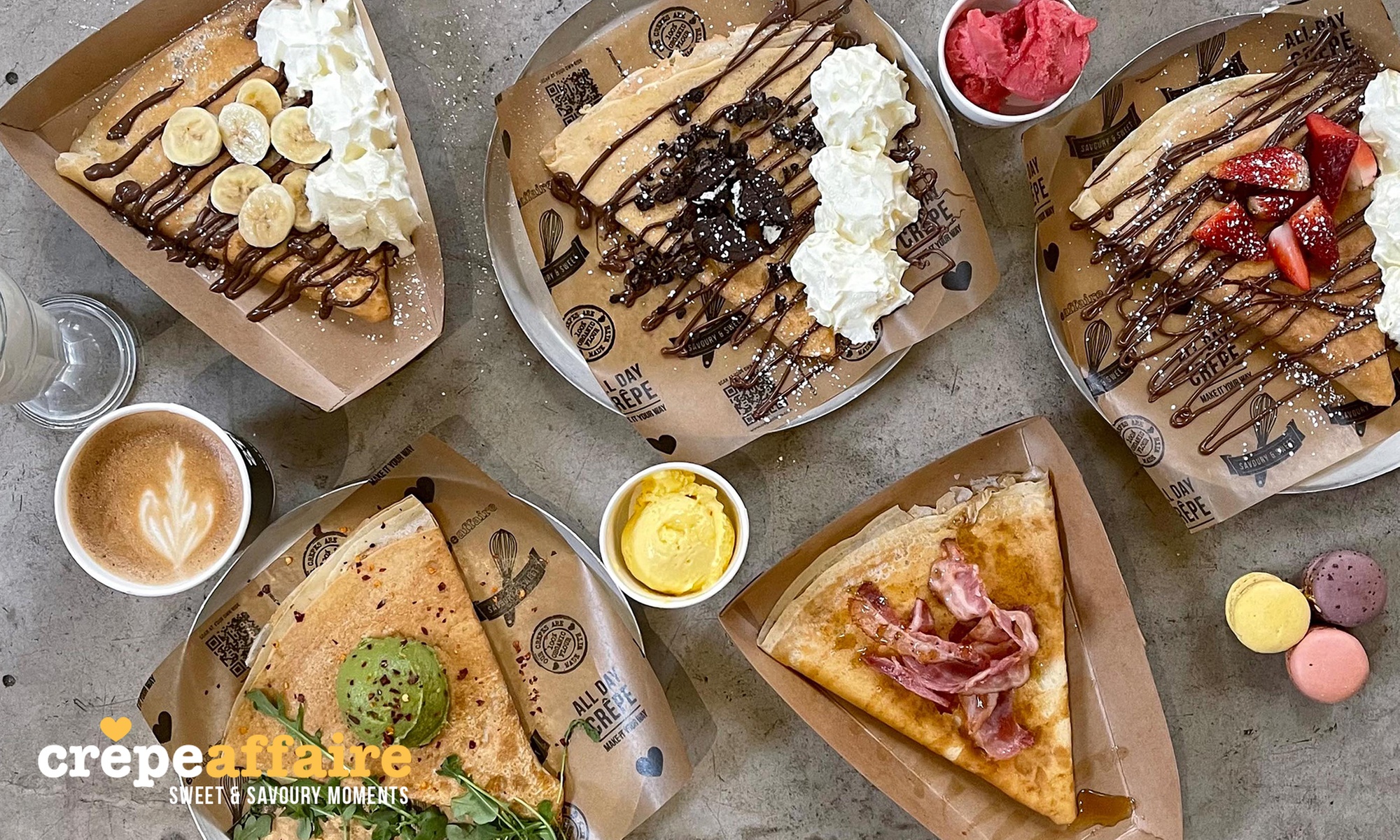 Tuck Into Crêpes & Shakes at Crêpeaffaire – (Up to 53% Off), Valid all Week, No Booking Required