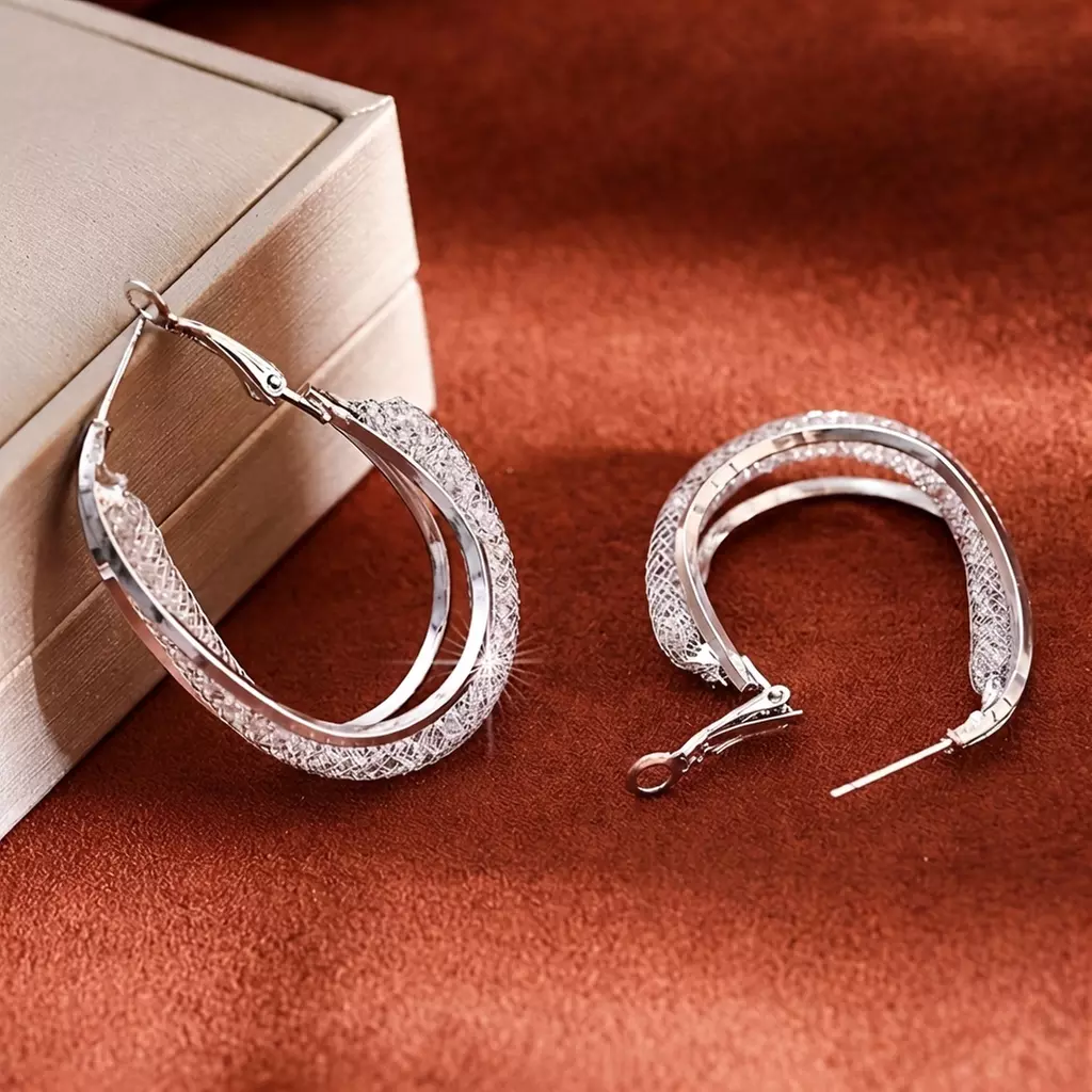 1 o 2 paia di orecchini a cerchio