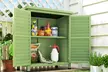 Outsunny Wooden Garden Storage Cabinet and Potting Bench - Image 3