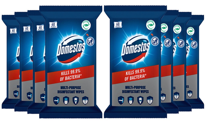 Image 4: Up to 15-Pack of Domestos Disinfectant Antibacterial Wipes