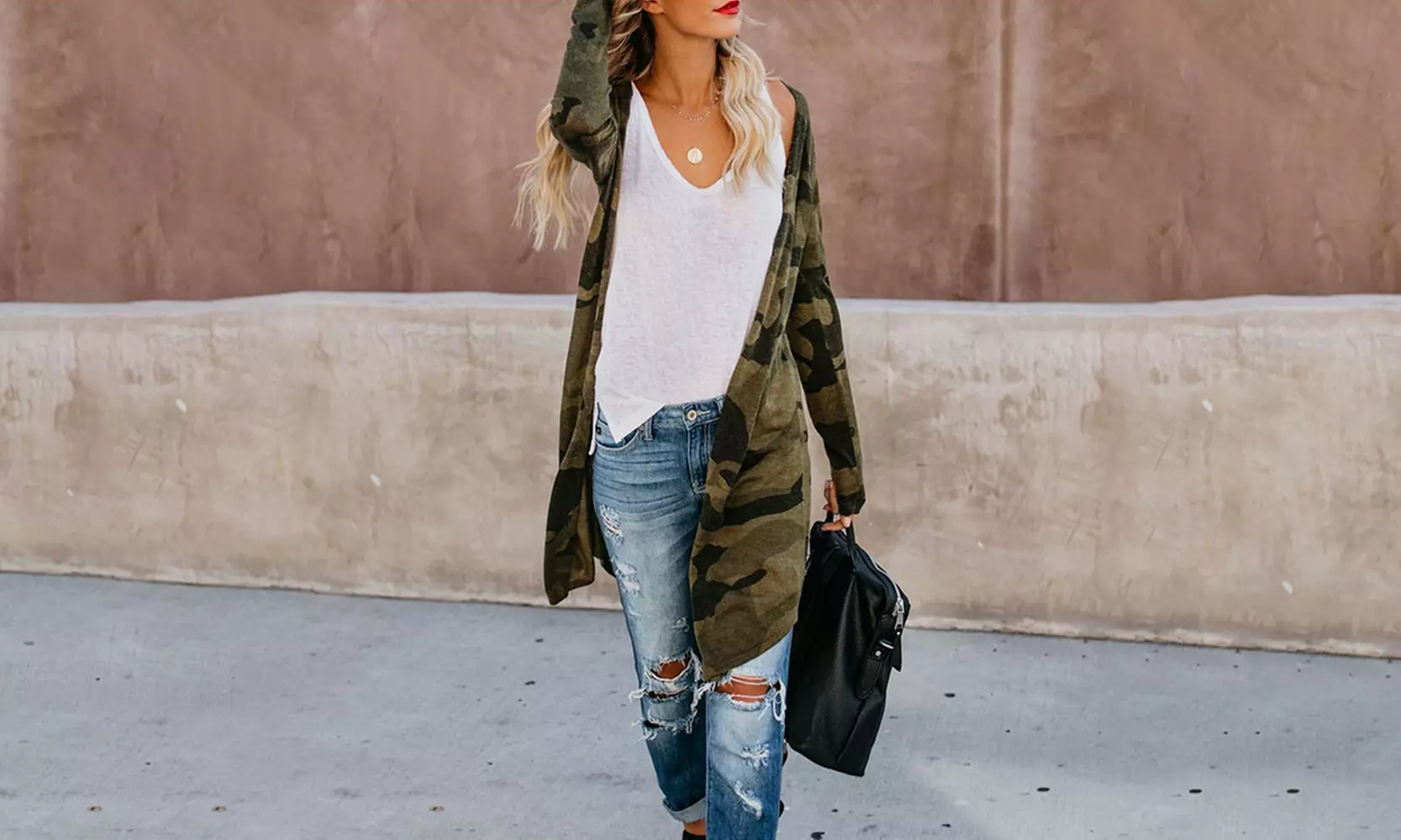 Cardigan imprimé femme - Primary Image