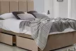 Panelled Divan Bed with Memory Foam Sprung Mattress and Optional Storage - Second Medium
