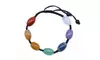 7 Chakra Stone Yoga Bracelet Reiki Healing Crystal Natural Stone Braided Rope