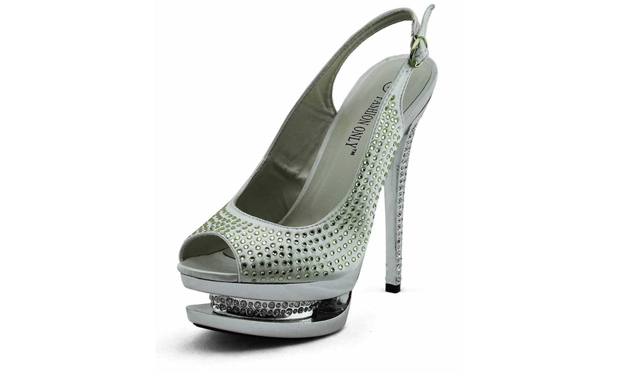 Image 9: Double Platform High Heel Shoes