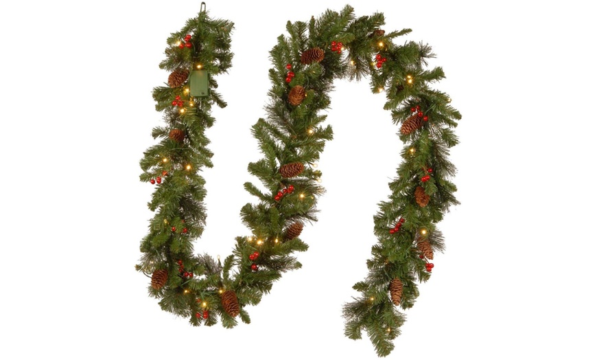 Image 2: Christmas Pine Cone Vine Wreath
