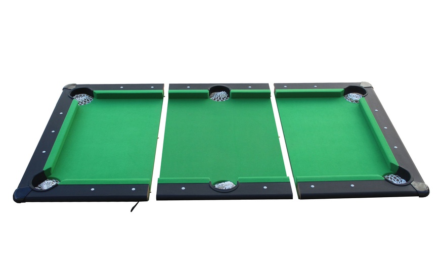 Image 5: Tavolo da biliardo modulare a 3 pannelli con accessori inclusi