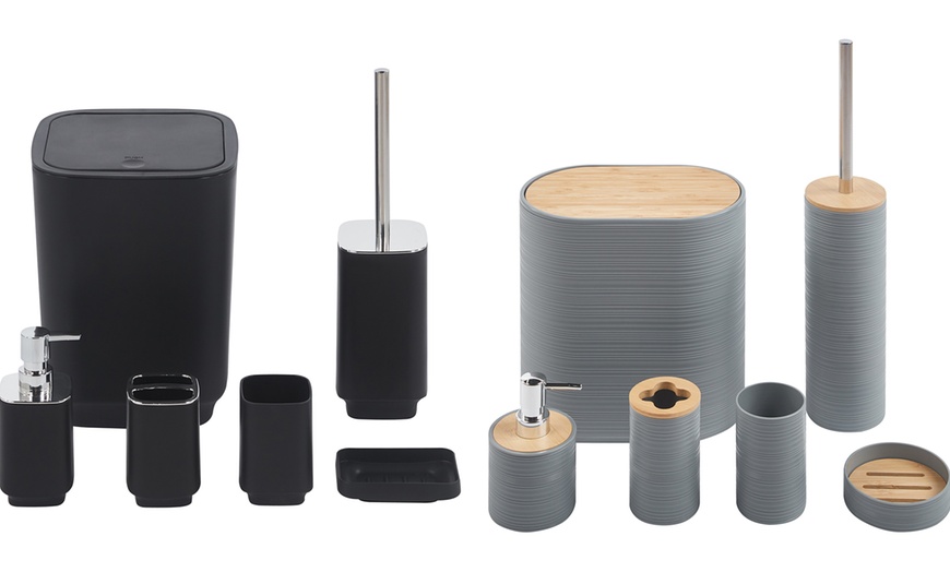 Image 1: Juego completo de 6 accesorios de baño