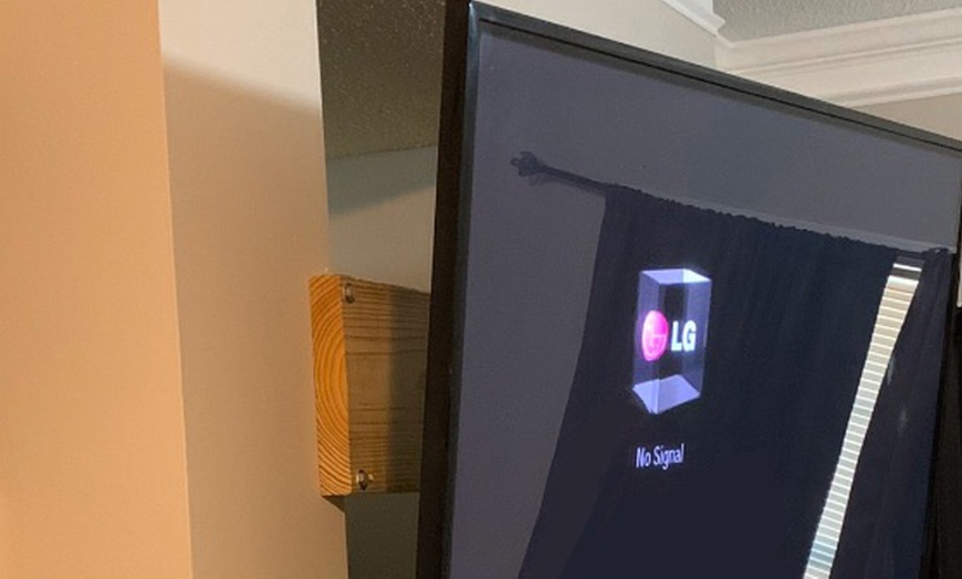 Image 19: TV Mounting for Up to 65'' or 85" w/ or w/o Wires Concealed In Wall 