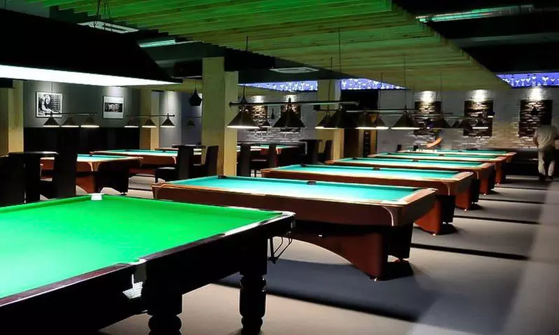 Gra w bilard + strefa rozrywki