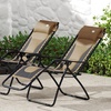 Image 3: Outsunny Zero Gravity Lounger Chairs (Set of 2)
