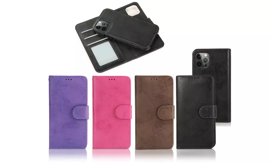Image 1: Etui pour iPhone en suède PU