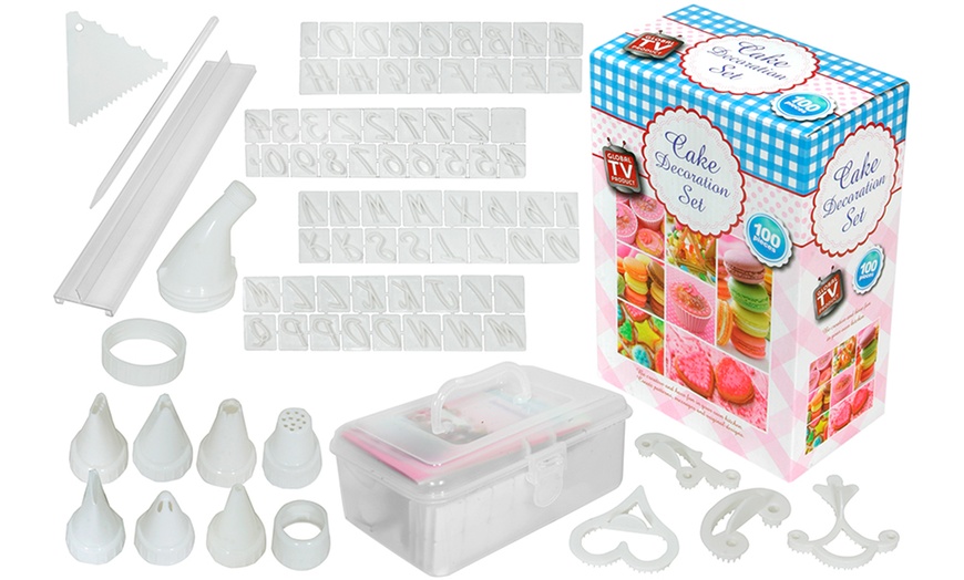 Image 2: 100-Piece Cupcake Decorating Set