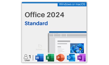 Office 2024 Standard Lifetime for Mac - One Device - Office Standard 2024
