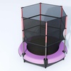 Image 2: Alivio Kids Jumping Trampoline with Safety Enclosure Net 