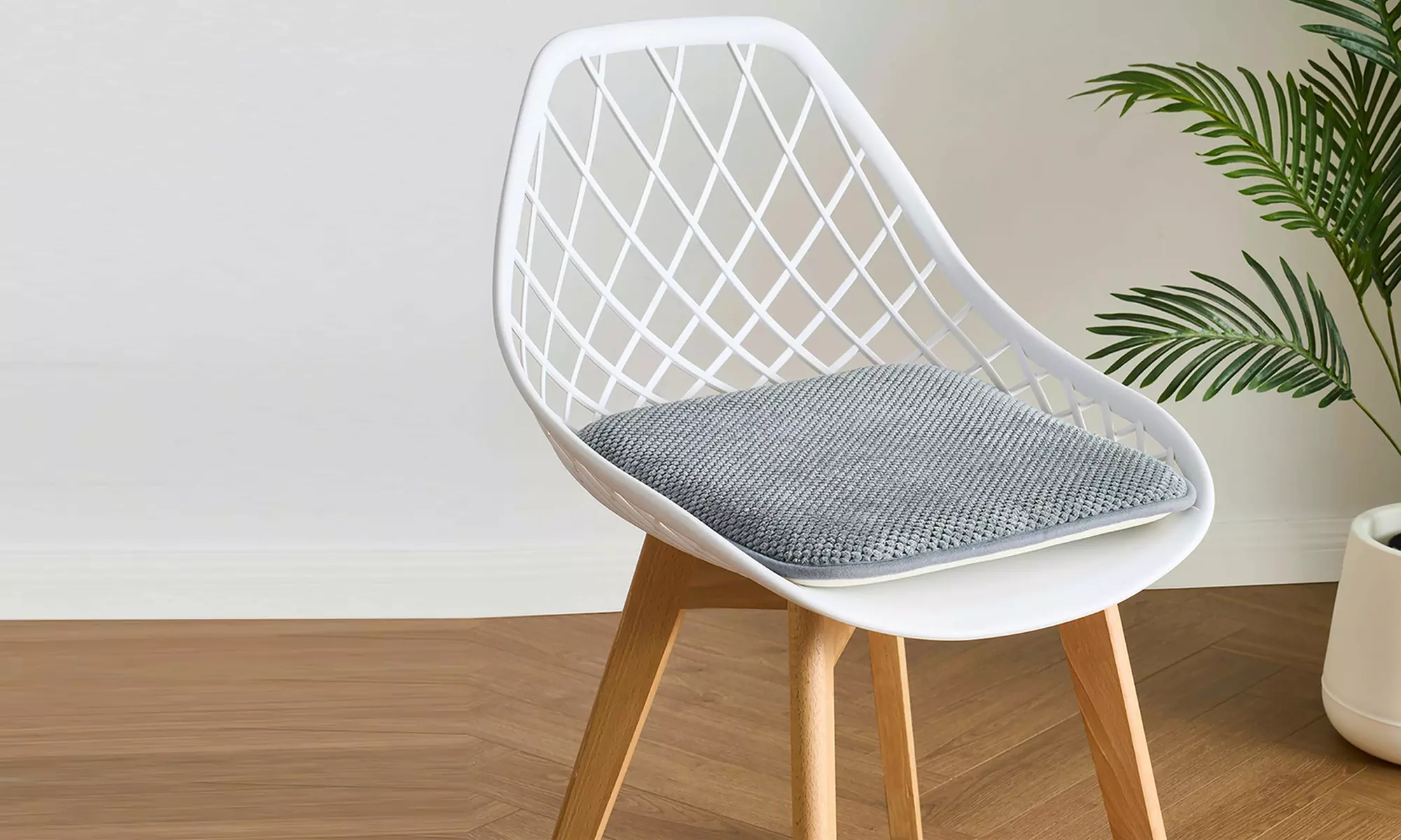 Dan River Two-Pack Memory Foam Non-Slip 16" x 16'' Chair Cushion Pad