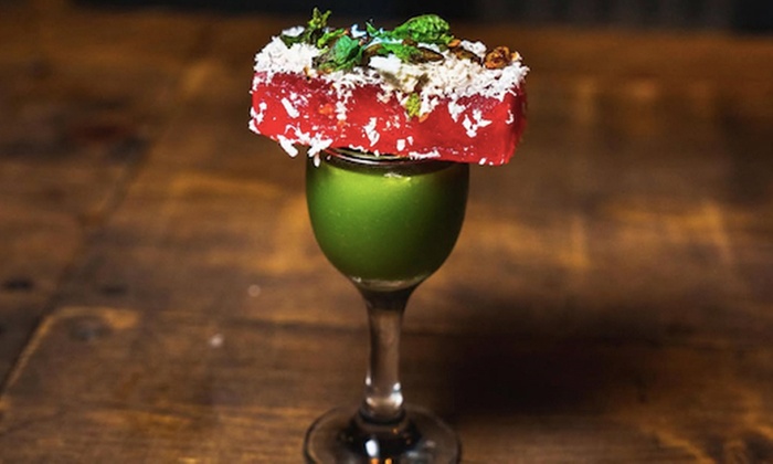 Twelve-Course Food & Cocktail Pairing for 1, 2, 4 or 6 People