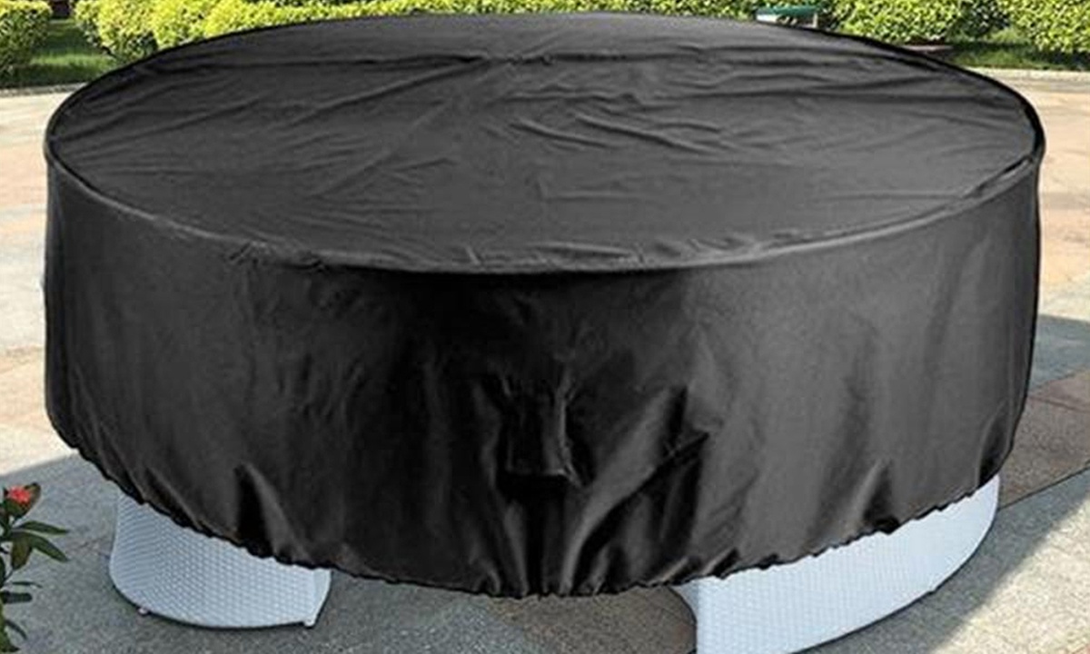 Water-Resistant Outdoor Furniture Round-Shaped Dust Cover
