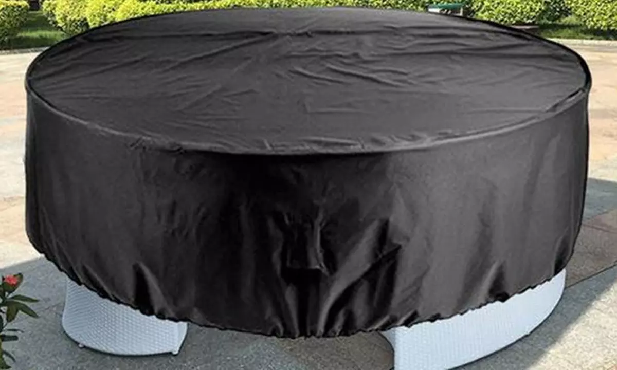 Water-Resistant Outdoor Furniture Round-Shaped Dust Cover