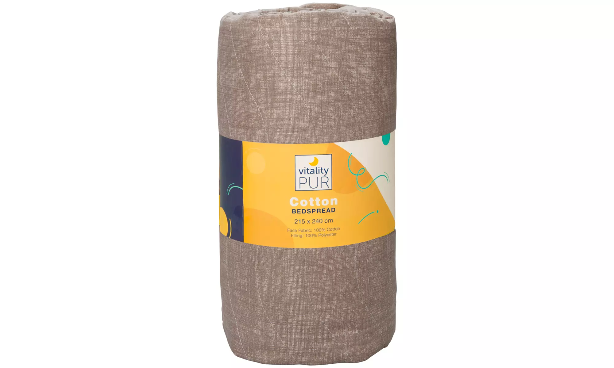 Tagesdecke mit Wellen-Steppung