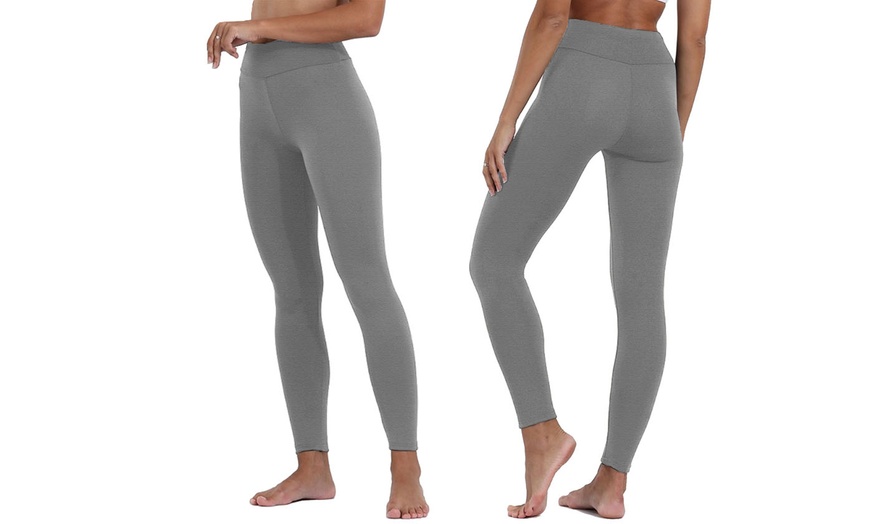 Image 6: Sherpa Lined Thermal Leggings