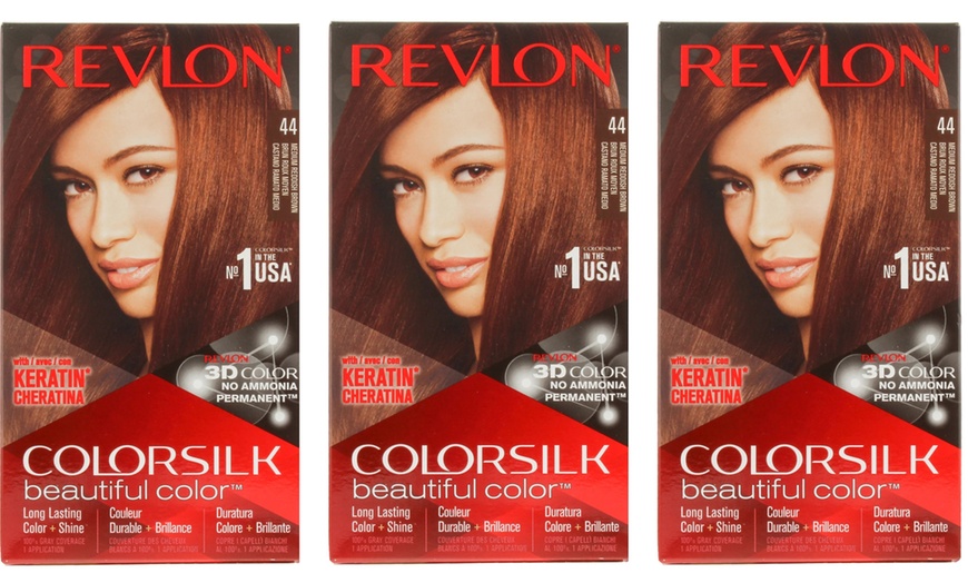 Image 23: Revlon Colorsilk Permanent Hair Colour Three-Pack