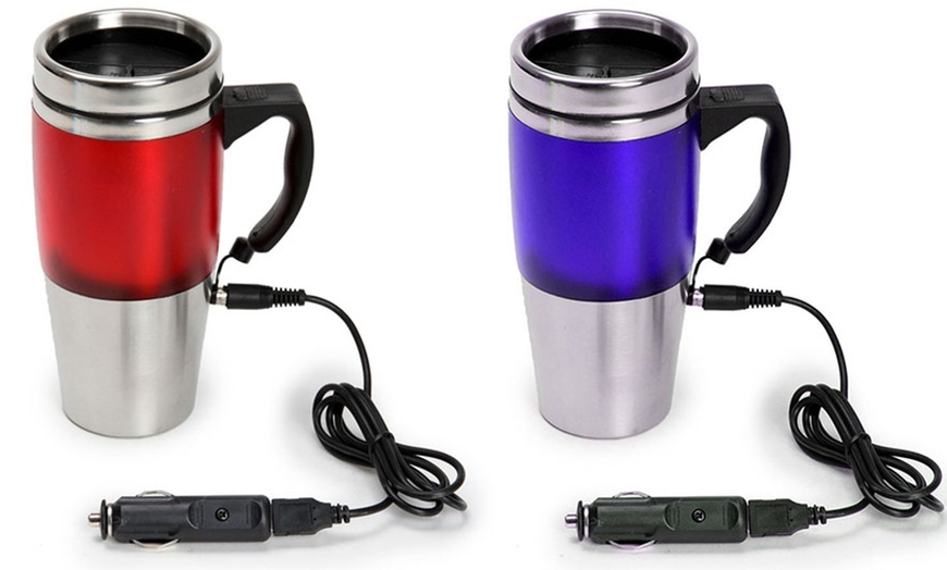 Image 1: Heated Travel Mug