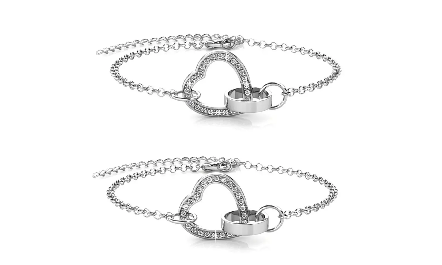 Locked Heart Bracelet Chain Bracelet