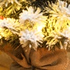 Image 14: Prelit Small Christmas Tree, Snow Flocked Tabletop Xmas Tree