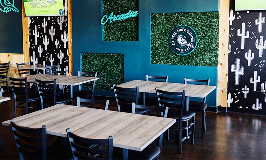 Image 5: Indulge in Pizza and a Flight of Cider for One, Two, or Four People