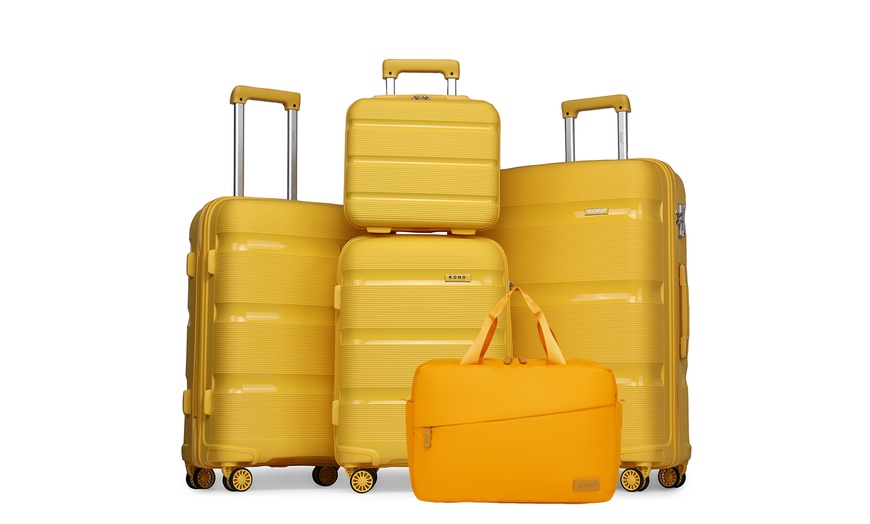 Image 5: Four-Piece Suitcase Set with Travel Bag