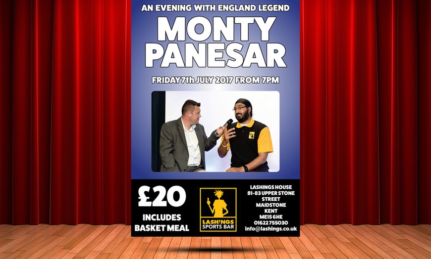 Image 1: Evening with Monty Panesar