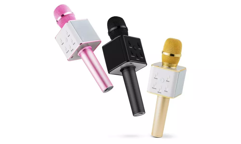 Mike Portable Karaoke Microphone and Bluetooth Speaker - Primary Image